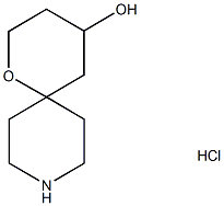 1-Oxa-9-azaspiro[5.5]undecan-4-ol hydrochloride Chemical Structure