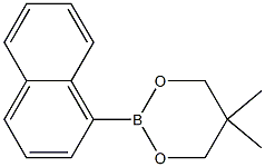 1-Naphthaleneboronic acid neopentyl glycol cyclic ester Chemische Struktur