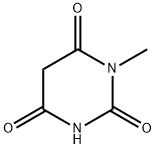 1-Methylpyrimidine-2，4，6(1H，3H，5H)-trione 化学構造