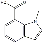 1-Methyl-7-indolecarboxylic Acid 化学構造