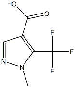 1-Methyl-5-(trifluoromethyl)pyrazole-4-carboxylic Acid Chemical Structure