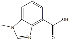 1-Methyl-4-benzimidazolecarboxylic Acid Chemical Structure