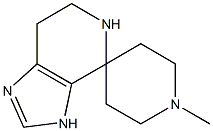 1'-methyl-3，5，6，7-tetrahydrospiro[imidazo[4，5-c]pyridine-4，4'-piperidine] Chemical Structure