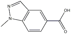 1-methyl-1H-indazole-5-carboxylic acid Chemical Structure