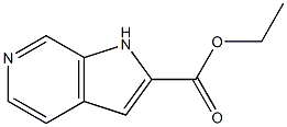 1H-Pyrrolo[2，3-C]Pyridine-2-Carboxylic Acid Ethyl Ester Chemical Structure