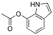 1H-indol-7-yl acetate التركيب الكيميائي