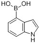 1H-indol-4-yl-4-boronic acid 化学構造