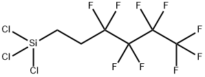 1H，1H，2H，2H-Perfluorohexyltrichlorosilane Chemical Structure