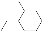 1-Ethyl-2-methylcyclohexane Chemische Struktur