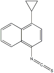 1-cyclopropyl-4-isothiocyanatonaphthalene Chemical Structure