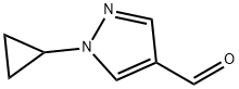 1-Cyclopropyl-1H-pyrazole-4-carbaldehyde Chemical Structure