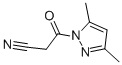 1-Cyanoacetyl-3，5-Dimethylpyrazole 化学構造