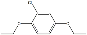 1-Chloro-2，5-diethoxybenzene Chemische Struktur