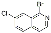 1-bromo-7-chloroisoquinoline Chemical Structure