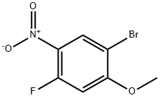 1-Bromo-4-fluoro-2-methoxy-5-nitrobenzene Chemical Structure