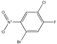 1-Bromo-4-Chloro-5-Fluoro-2-Nitrobenzene Chemische Struktur