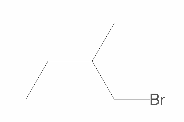 1-Bromo-2-methylbutane Chemische Struktur