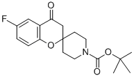 1'-BOC-6-FLUORO-4-OXOSPIRO[CHROMAN-2，4'-PIPERIDINE] Chemical Structure