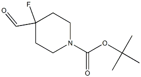 1-Boc-4-fluoro-4-formylpiperidine Chemical Structure