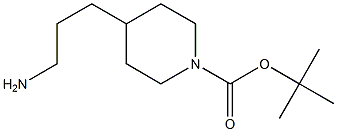 1-Boc-4-(3-aminopropyl)piperidine Chemical Structure