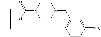 1-Boc-4-(3-Aminobenzyl)piperazine التركيب الكيميائي