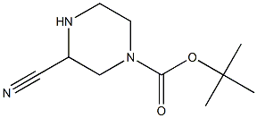 1-Boc-3-cyanopiperazine Chemical Structure