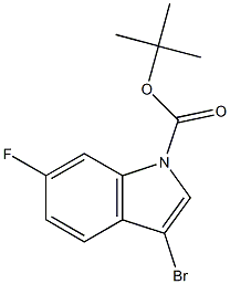 1-Boc-3-bromo-6-fluoroindole Chemical Structure