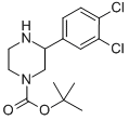 1-Boc-3-(3，4-dichlorophenyl)piperazine Chemical Structure