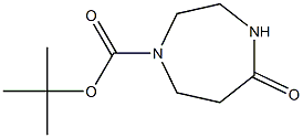 1-Boc-1，4-diazepan-5-one 化学構造