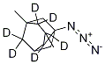 1-Azido-3，5-dimethyladamantane-d6 Chemical Structure