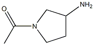 1-Acetyl-3-aminopyrrolidine Chemical Structure