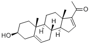 16-Dehydropregnenolone 化学構造