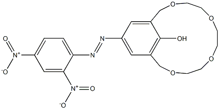 15-Crown-4 [4-(2，4-Dinitrophenylazo)phenol] Chemical Structure