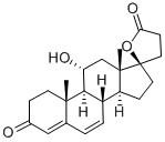 11α-Hydroxycanrenone التركيب الكيميائي