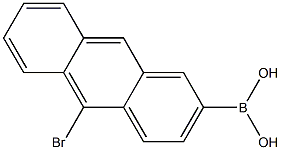 10-Bromoanthracene-9-boronic acid Chemical Structure