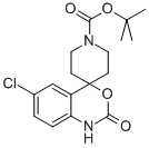 1’-Boc-6-chlorospiro[4H-3，1-benzoxazine-4，4’-piperidin]-2(1H)-one Chemical Structure