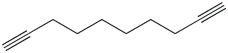 1，9-Decadiyne Chemical Structure