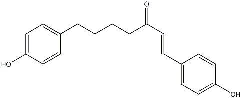 1，7-Bis(4-hydroxyphenyl)hept-1-en-3-one التركيب الكيميائي