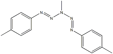 1，5-Di-p-tolyl-3-methyl-1，4-pentazadiene Chemical Structure