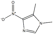 1，5-Dimethyl-4-nitroimidazole 化学構造