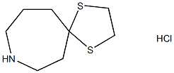 1，4-Dithia-8-azaspiro[4.6]undecane hydrochloride Chemische Struktur