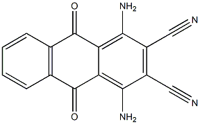 1，4-Diamino-2，3-dicyano-9，10-anthraquinone Chemical Structure