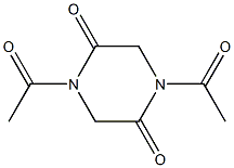 1，4-Diacetyltetrahydro-2，5-pyrazinedione Chemical Structure