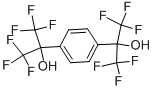 1，4-Bis(hexafluoro-α-hydroxyisopropyl)benzene Hydrate 化学構造