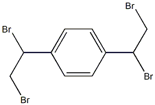 1，4-Bis(1，2-dibromoethyl)benzene Chemische Struktur