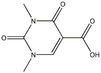 1，3-Dimethyl-2，4-dioxo-1，2，3，4-tetrahydropyrimidine-5-carboxylic Acid Chemische Struktur