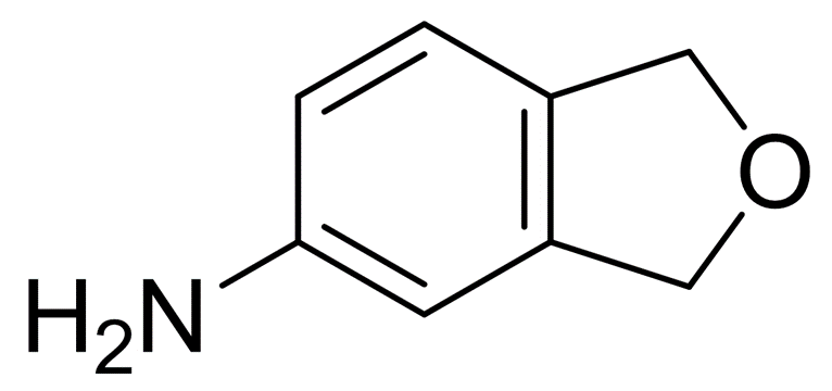 1，3-Dihydroisobenzofuran-5-Amine 化学構造