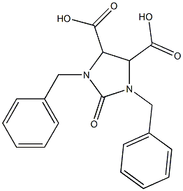 1，3-Bisbenzyl-2-Oxoimidazolidine-4，5-Dicarboxylic Acid Chemical Structure