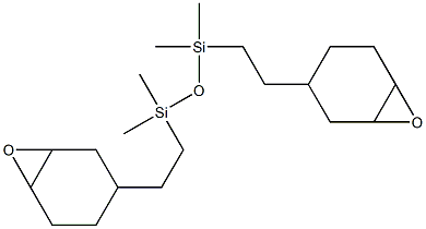 1，3-Bis[2-(7-oxabicyclo[4.1.0]heptan-3-yl)ethyl]-1，1，3，3-tetramethyldisiloxane Chemical Structure