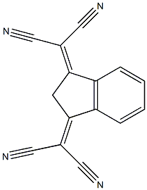 1，3-Bis(dicyanomethylidene)indan 化学構造